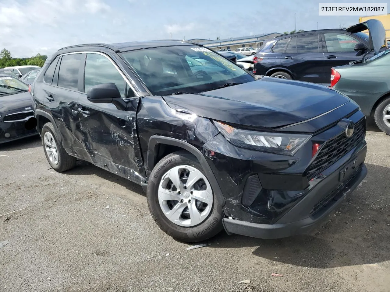 2021 Toyota Rav4 Le VIN: 2T3F1RFV2MW182087 Lot: 53340194