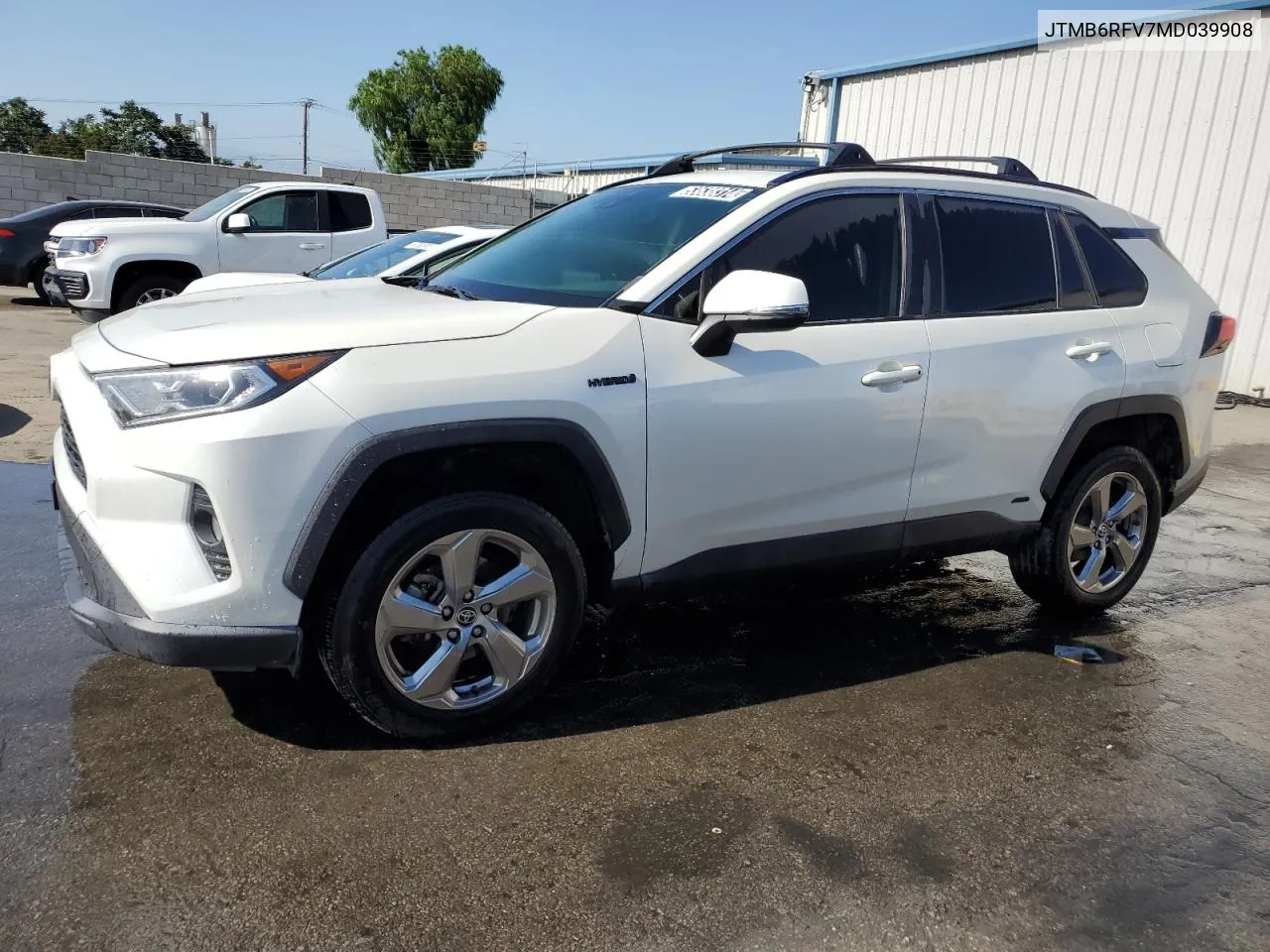 2021 Toyota Rav4 Xle Premium VIN: JTMB6RFV7MD039908 Lot: 53638314