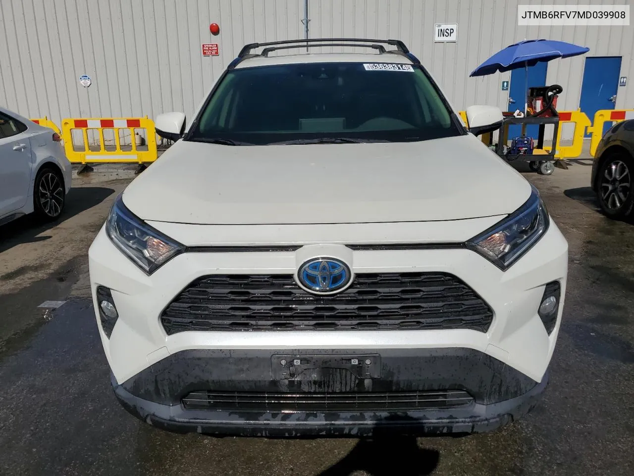 2021 Toyota Rav4 Xle Premium VIN: JTMB6RFV7MD039908 Lot: 53638314