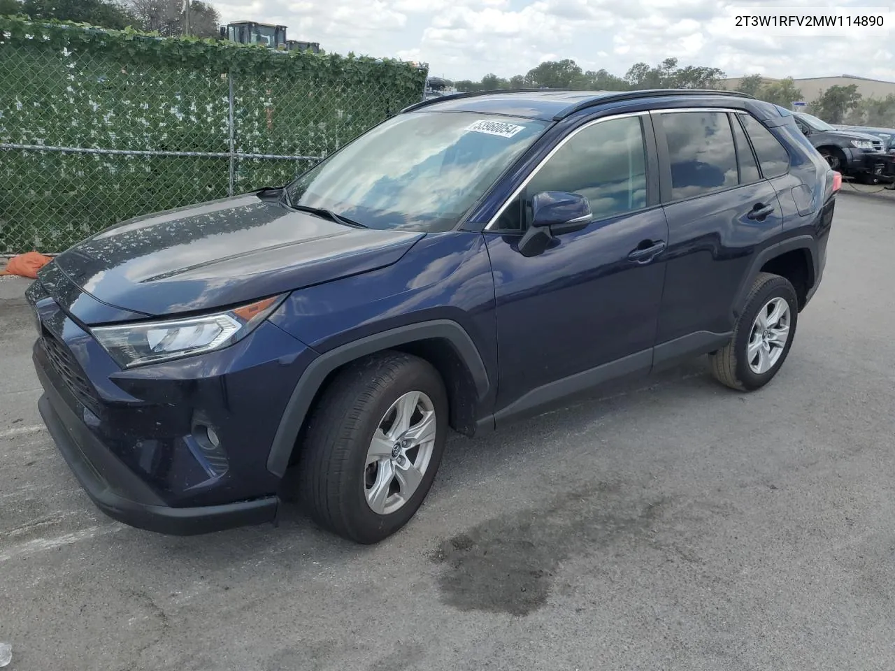 2021 Toyota Rav4 Xle VIN: 2T3W1RFV2MW114890 Lot: 53960054