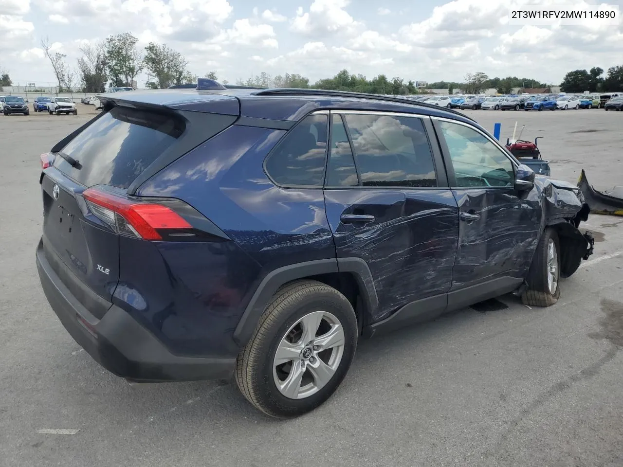 2021 Toyota Rav4 Xle VIN: 2T3W1RFV2MW114890 Lot: 53960054