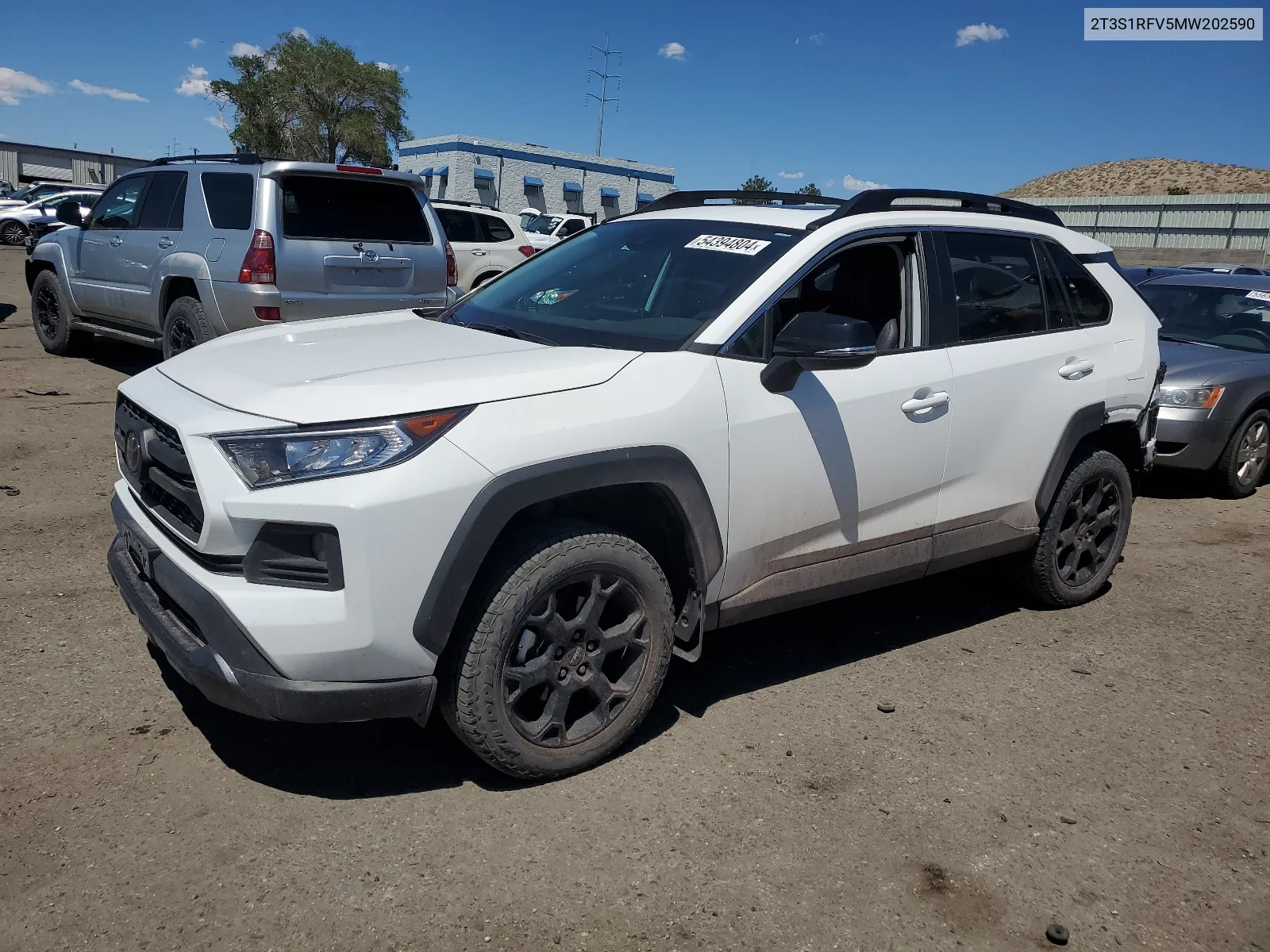 2021 Toyota Rav4 Trd Off Road VIN: 2T3S1RFV5MW202590 Lot: 54394804