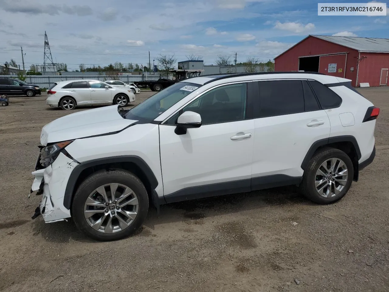 2021 Toyota Rav4 Xle VIN: 2T3R1RFV3MC216746 Lot: 54410034