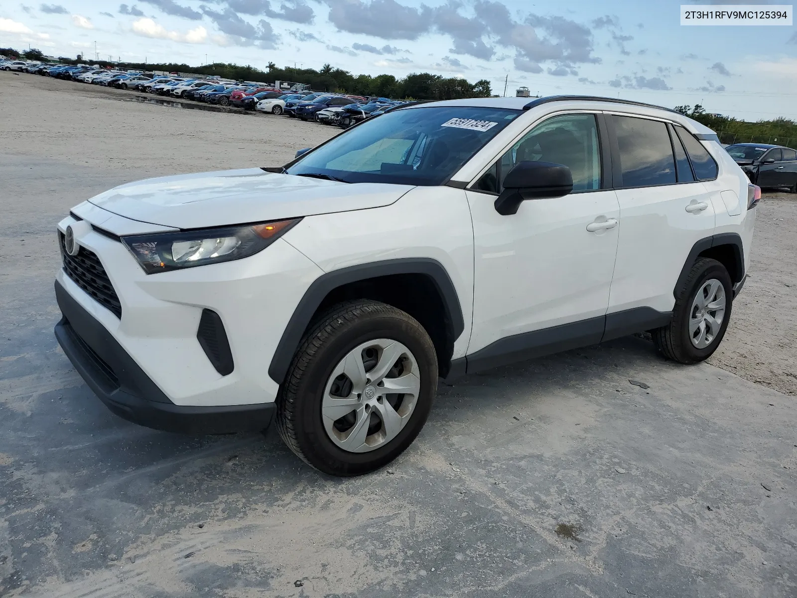 2021 Toyota Rav4 Le VIN: 2T3H1RFV9MC125394 Lot: 55917324