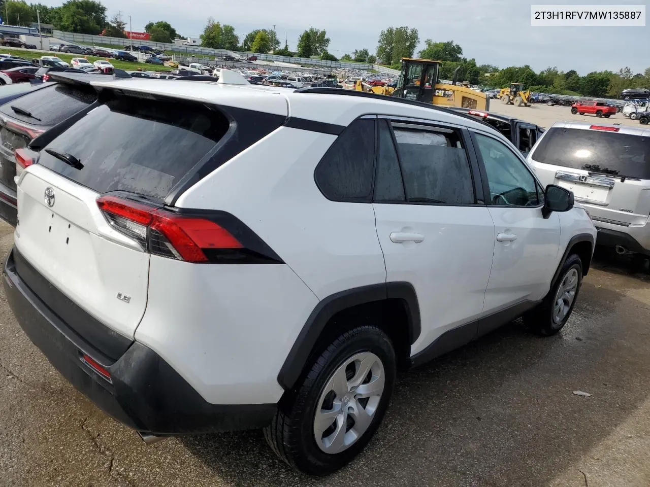 2021 Toyota Rav4 Le VIN: 2T3H1RFV7MW135887 Lot: 57136414