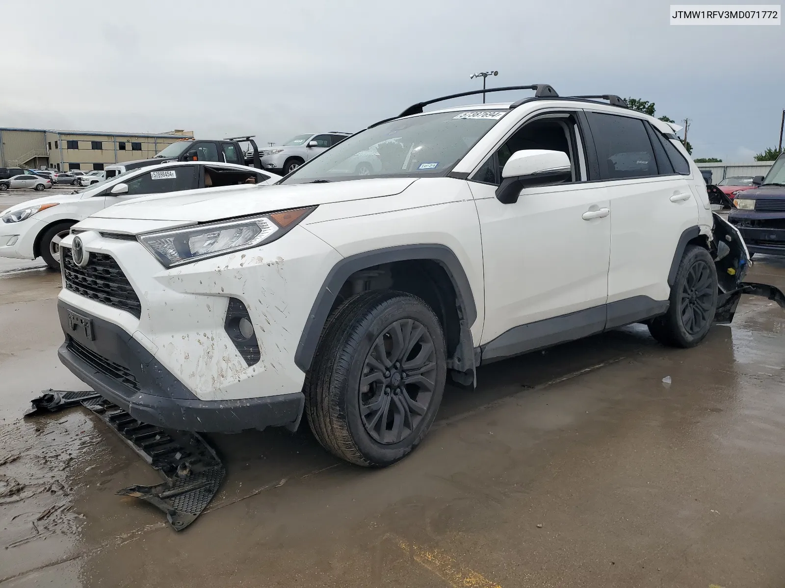 2021 Toyota Rav4 Xle VIN: JTMW1RFV3MD071772 Lot: 57387694