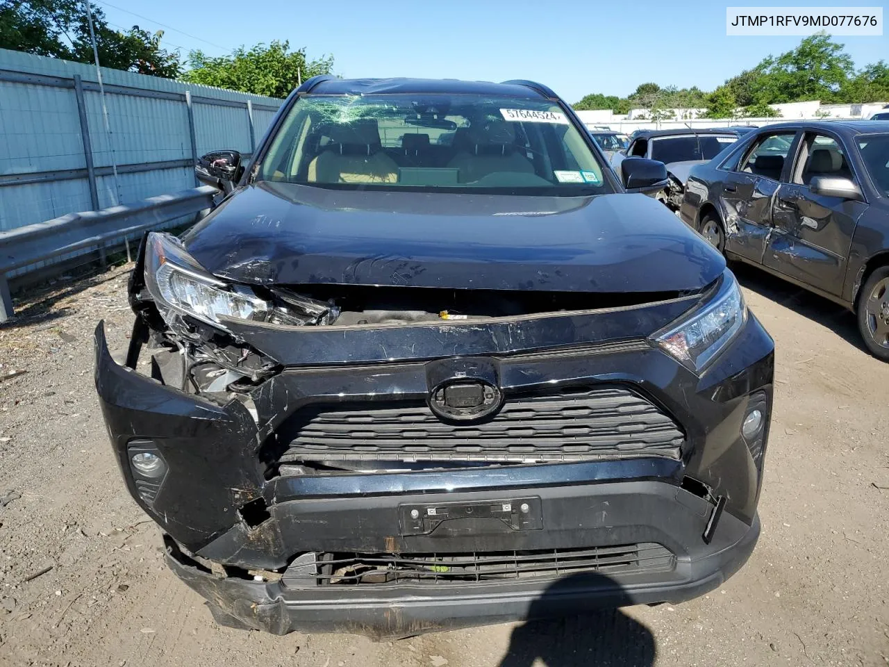 2021 Toyota Rav4 Xle VIN: JTMP1RFV9MD077676 Lot: 57644524