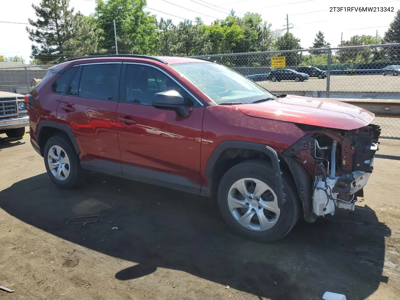 2021 Toyota Rav4 Le VIN: 2T3F1RFV6MW213342 Lot: 58066094