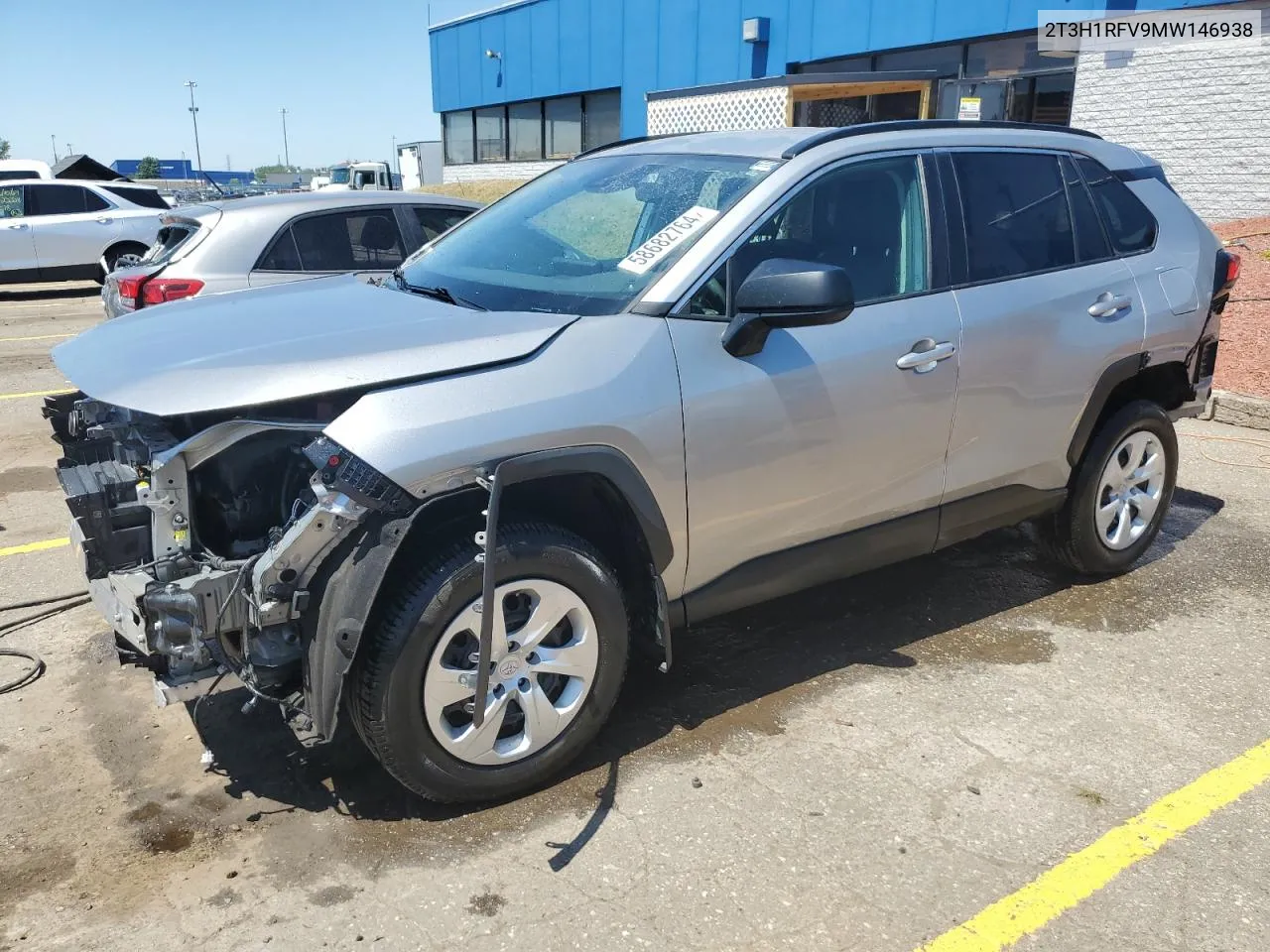 2021 Toyota Rav4 Le VIN: 2T3H1RFV9MW146938 Lot: 58682764