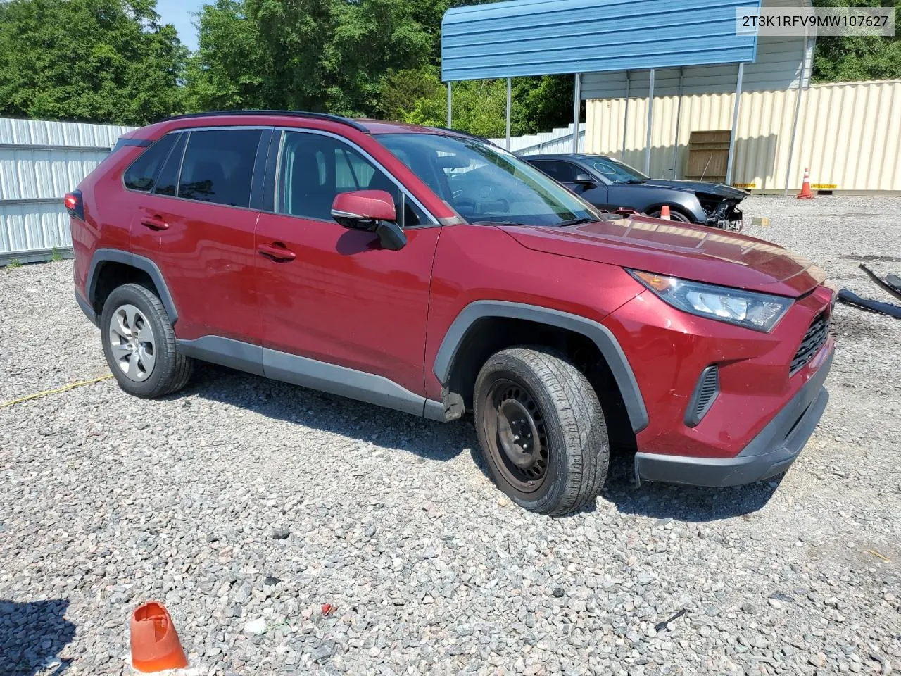 2T3K1RFV9MW107627 2021 Toyota Rav4 Le