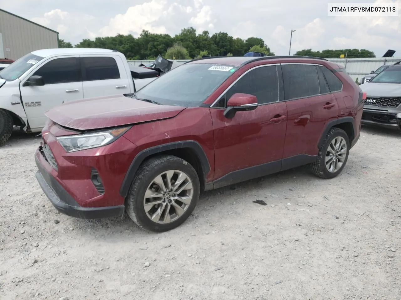 2021 Toyota Rav4 Xle Premium VIN: JTMA1RFV8MD072118 Lot: 59033664