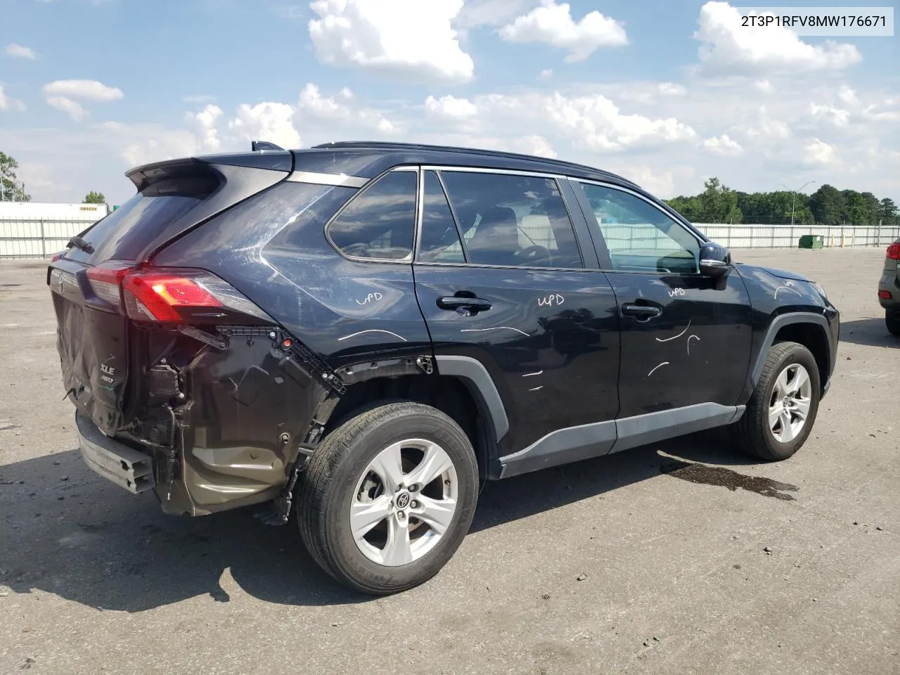 2021 Toyota Rav4 Xle VIN: 2T3P1RFV8MW176671 Lot: 59230284