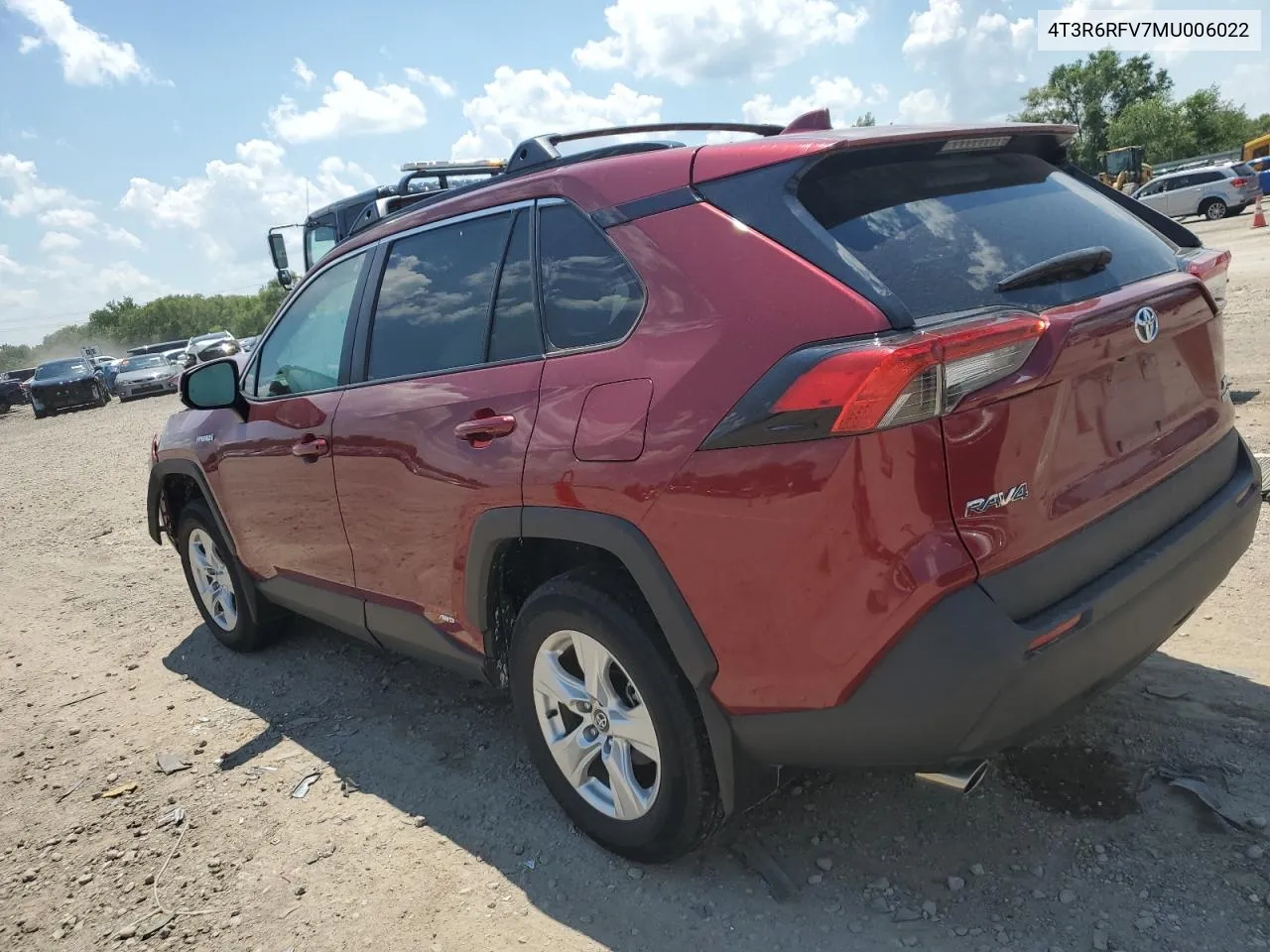 4T3R6RFV7MU006022 2021 Toyota Rav4 Xle