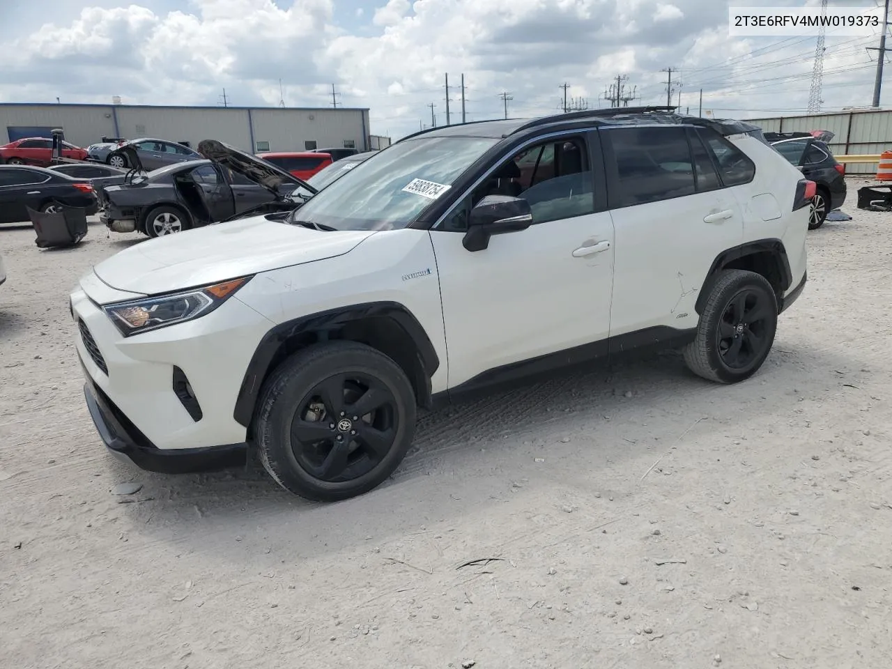 2021 Toyota Rav4 Xse VIN: 2T3E6RFV4MW019373 Lot: 59838754