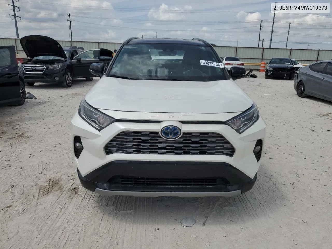 2021 Toyota Rav4 Xse VIN: 2T3E6RFV4MW019373 Lot: 59838754