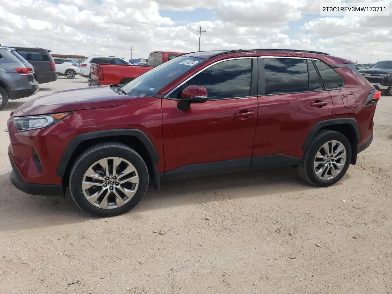 2021 Toyota Rav4 Xle Premium VIN: 2T3C1RFV3MW173711 Lot: 59904824