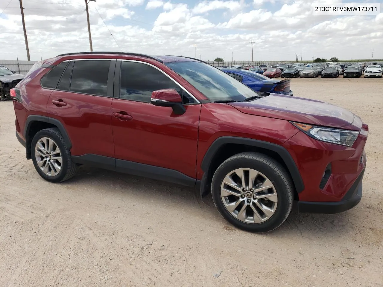 2021 Toyota Rav4 Xle Premium VIN: 2T3C1RFV3MW173711 Lot: 59904824