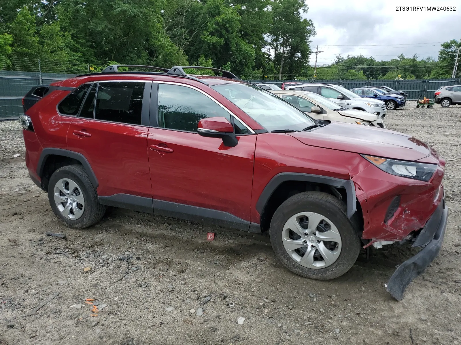 2021 Toyota Rav4 Le VIN: 2T3G1RFV1MW240632 Lot: 59905434