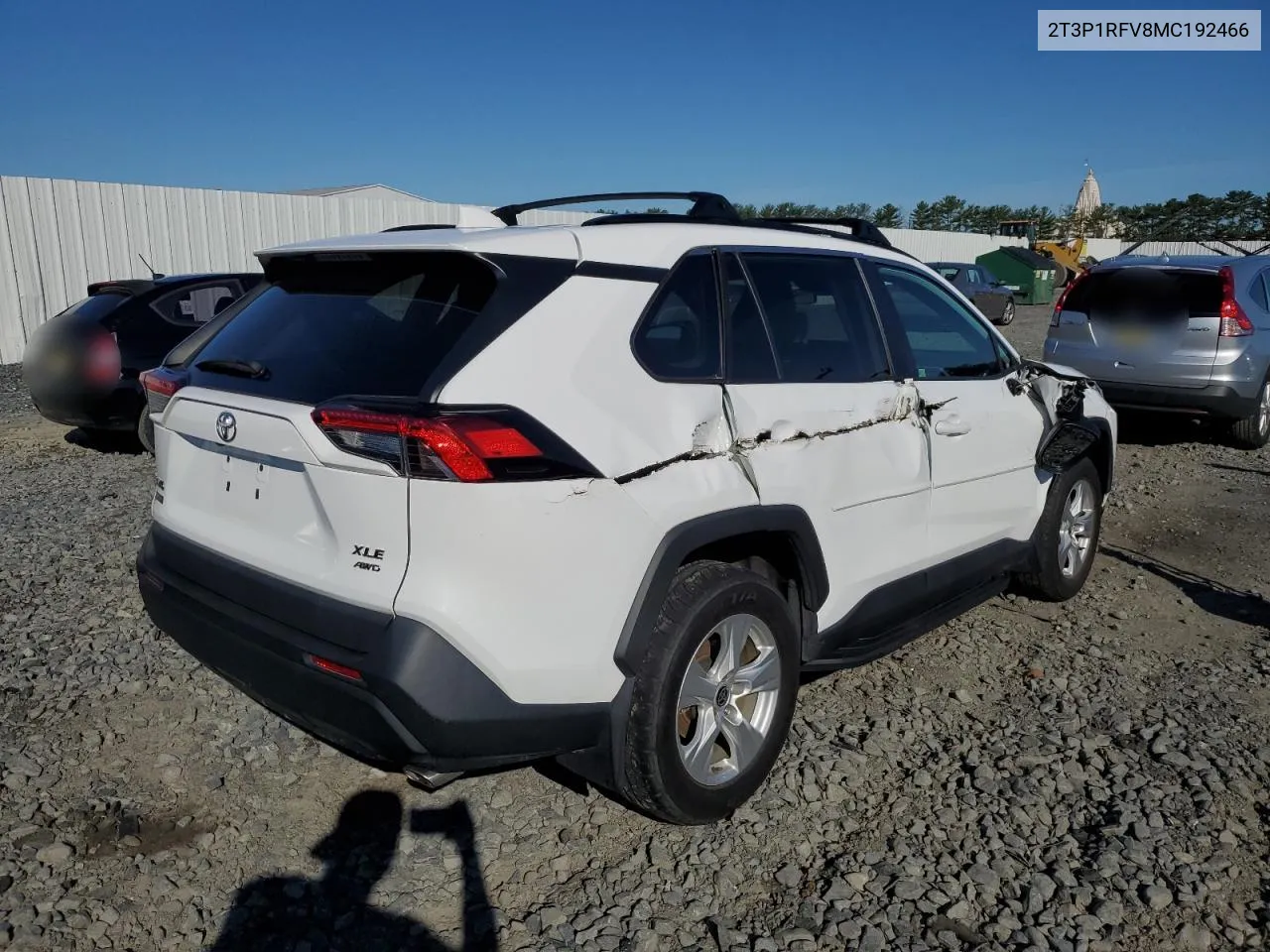 2T3P1RFV8MC192466 2021 Toyota Rav4 Xle