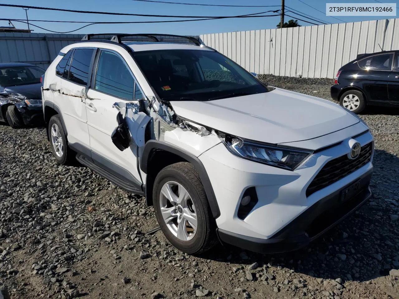 2T3P1RFV8MC192466 2021 Toyota Rav4 Xle