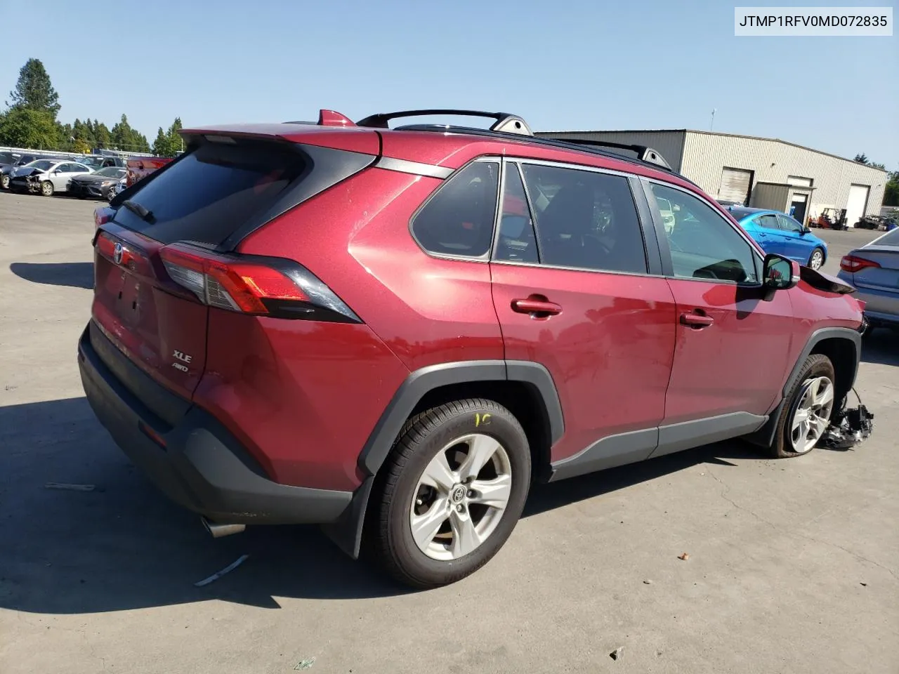 2021 Toyota Rav4 Xle VIN: JTMP1RFV0MD072835 Lot: 62053194