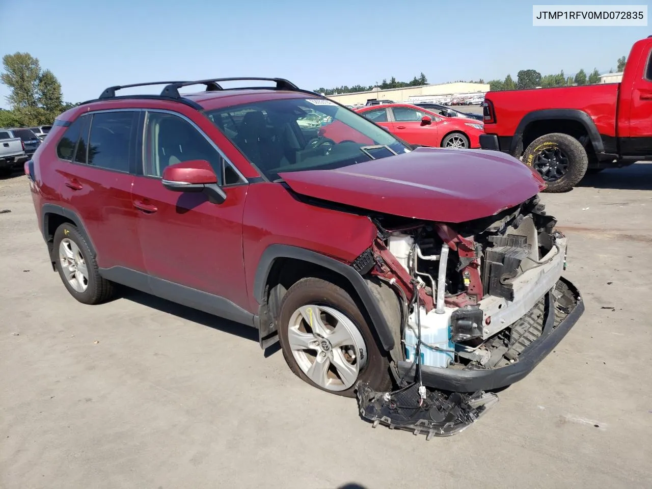 JTMP1RFV0MD072835 2021 Toyota Rav4 Xle