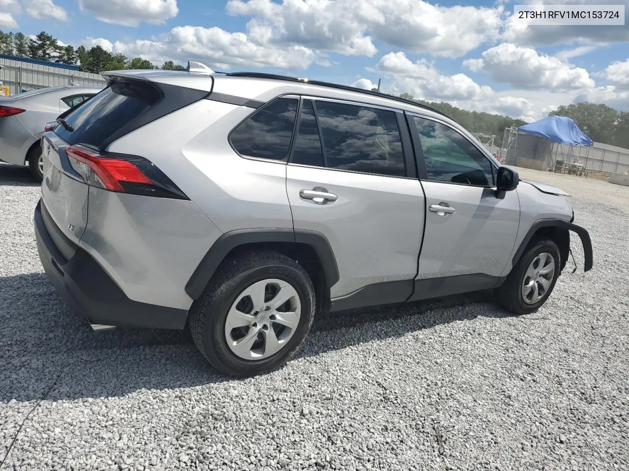 2T3H1RFV1MC153724 2021 Toyota Rav4 Le