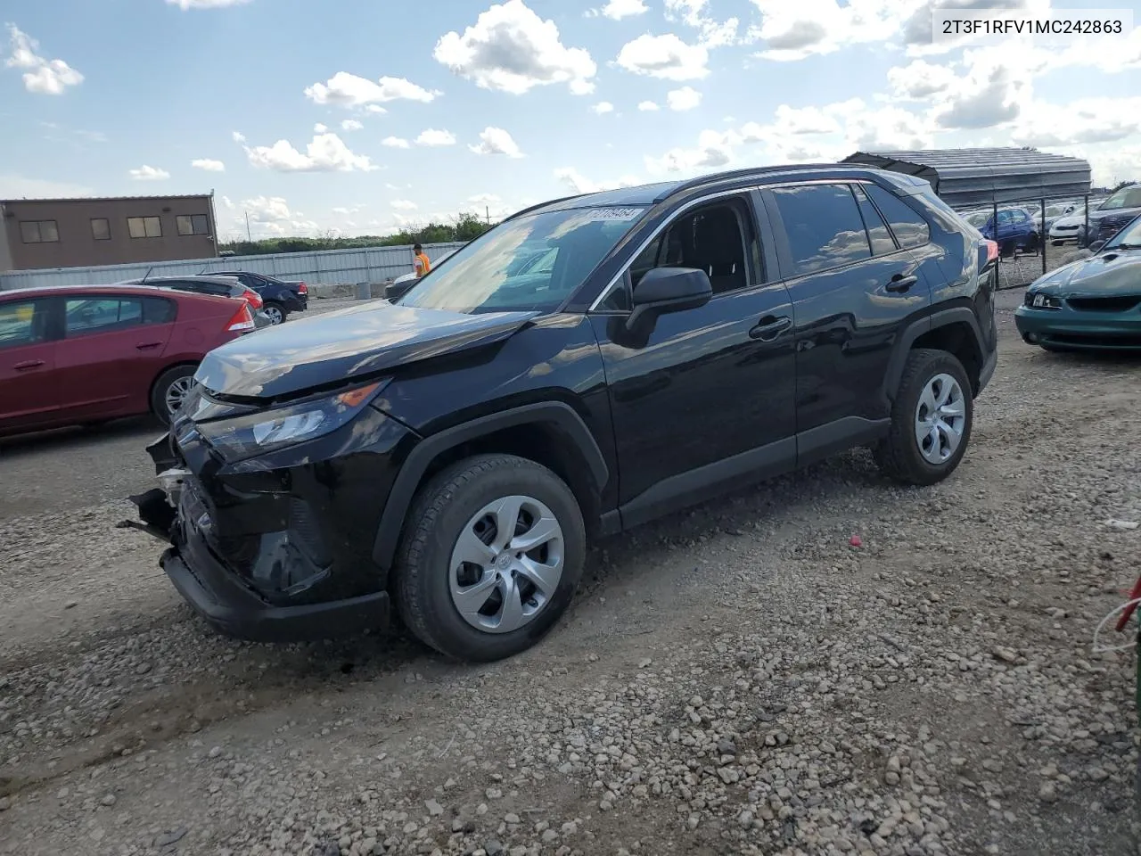 2021 Toyota Rav4 Le VIN: 2T3F1RFV1MC242863 Lot: 62109464