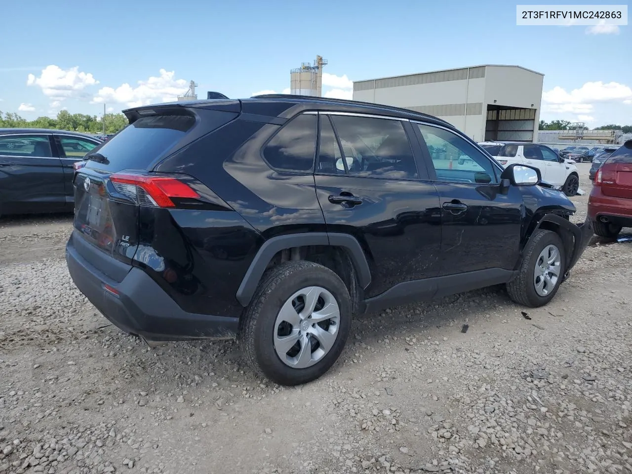 2021 Toyota Rav4 Le VIN: 2T3F1RFV1MC242863 Lot: 62109464