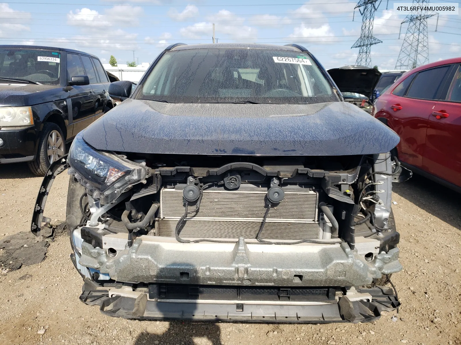 4T3L6RFV4MU005982 2021 Toyota Rav4 Le