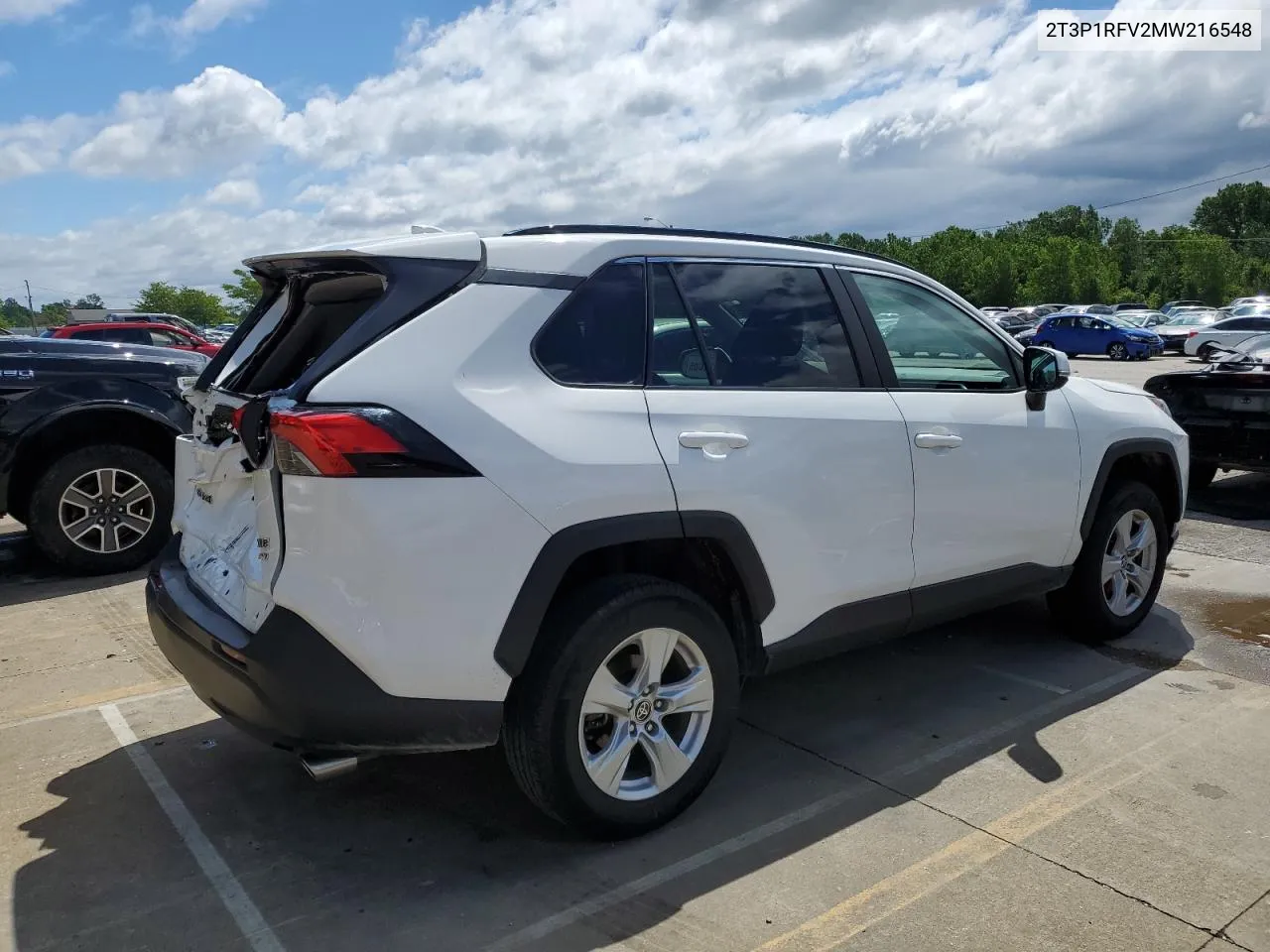 2021 Toyota Rav4 Xle VIN: 2T3P1RFV2MW216548 Lot: 62476324