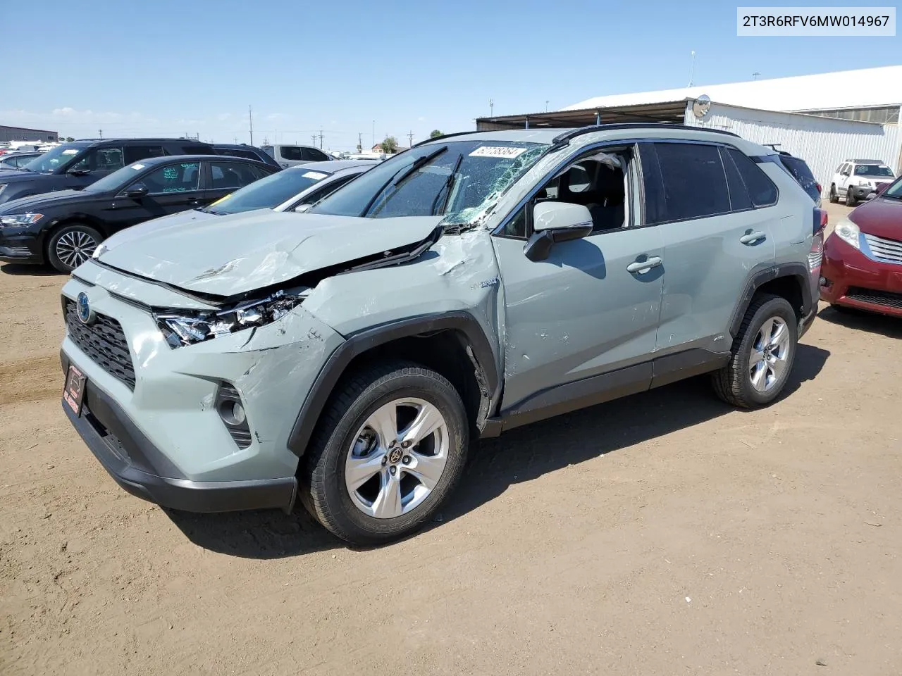 2T3R6RFV6MW014967 2021 Toyota Rav4 Xle