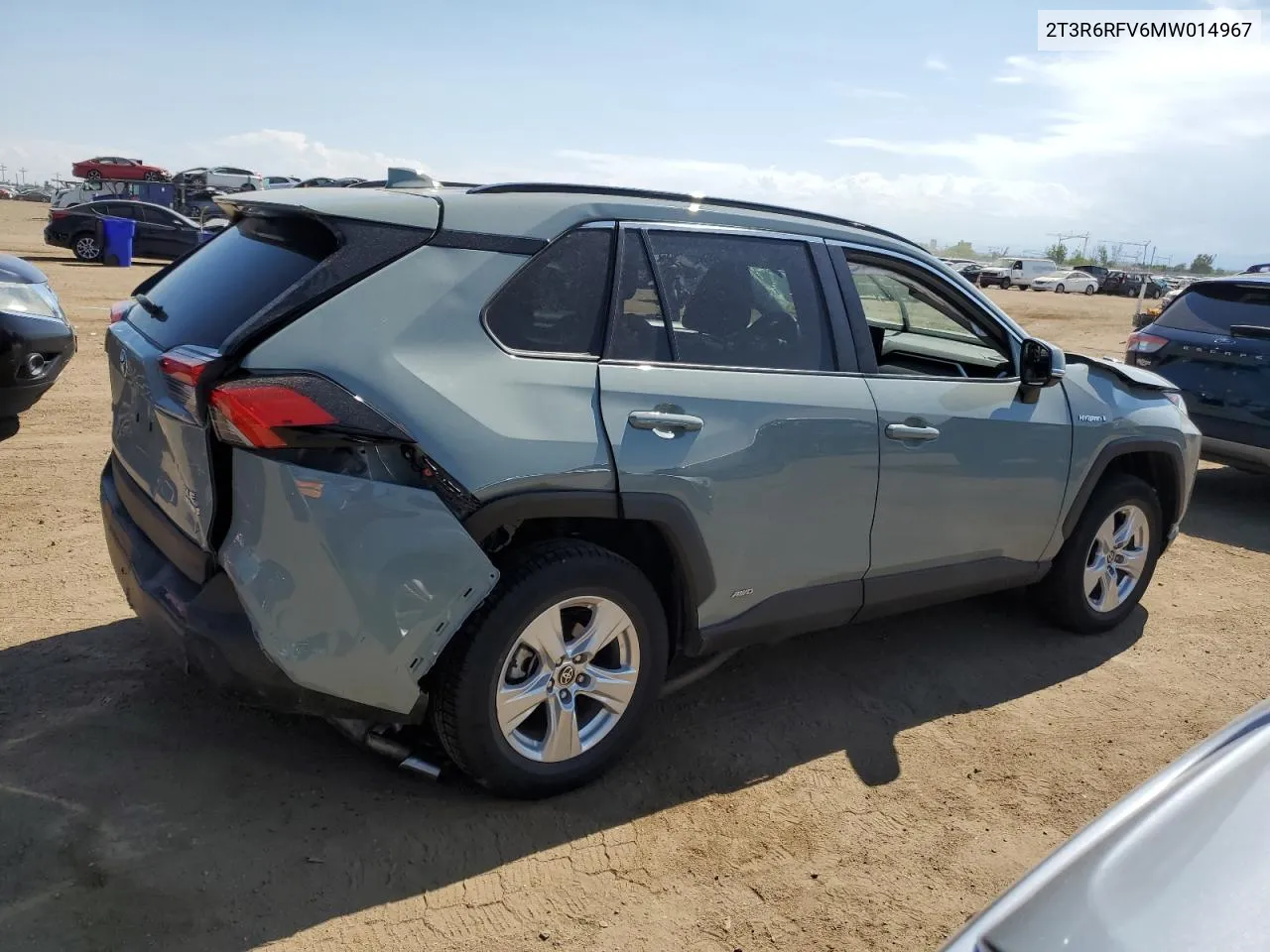 2021 Toyota Rav4 Xle VIN: 2T3R6RFV6MW014967 Lot: 62738364