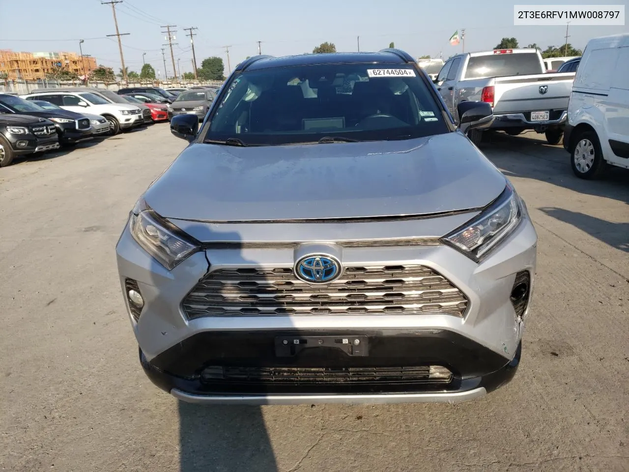 2021 Toyota Rav4 Xse VIN: 2T3E6RFV1MW008797 Lot: 62744504