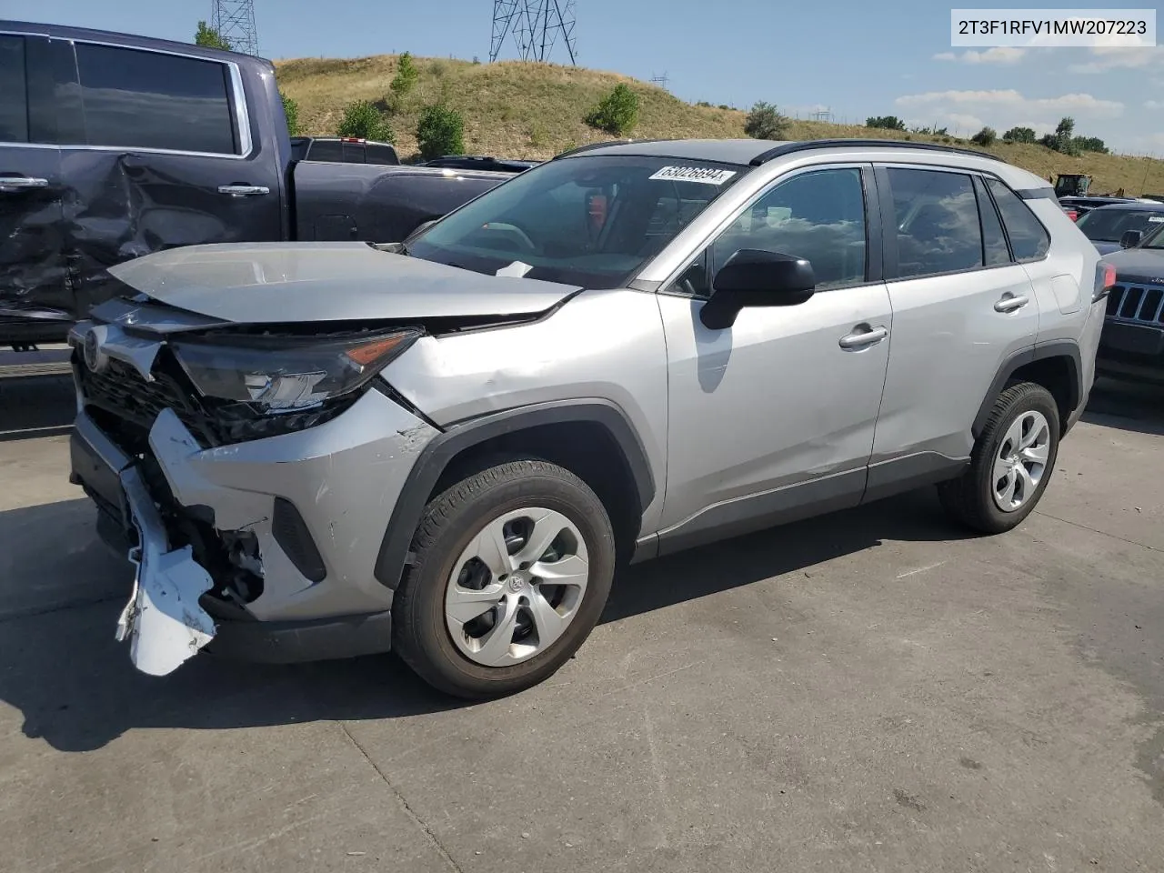 2021 Toyota Rav4 Le VIN: 2T3F1RFV1MW207223 Lot: 63026694