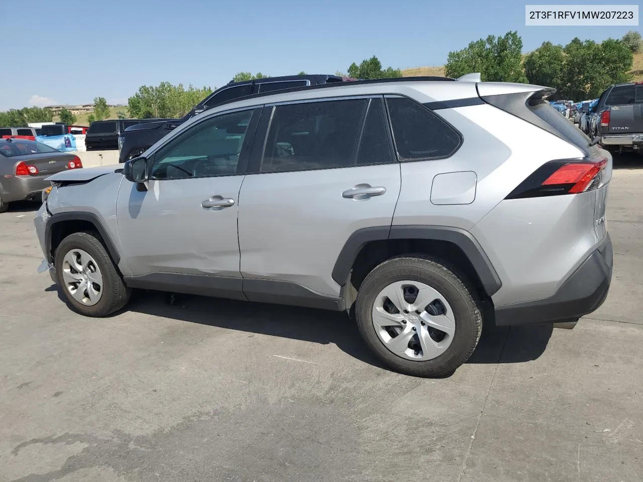 2021 Toyota Rav4 Le VIN: 2T3F1RFV1MW207223 Lot: 63026694