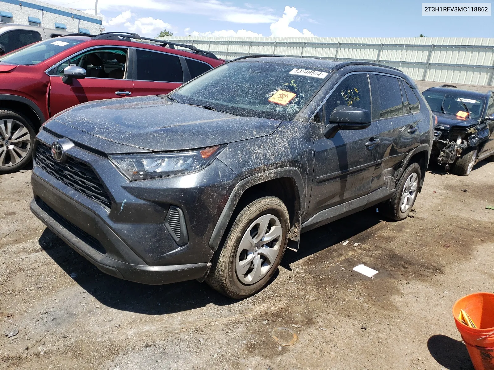 2T3H1RFV3MC118862 2021 Toyota Rav4 Le