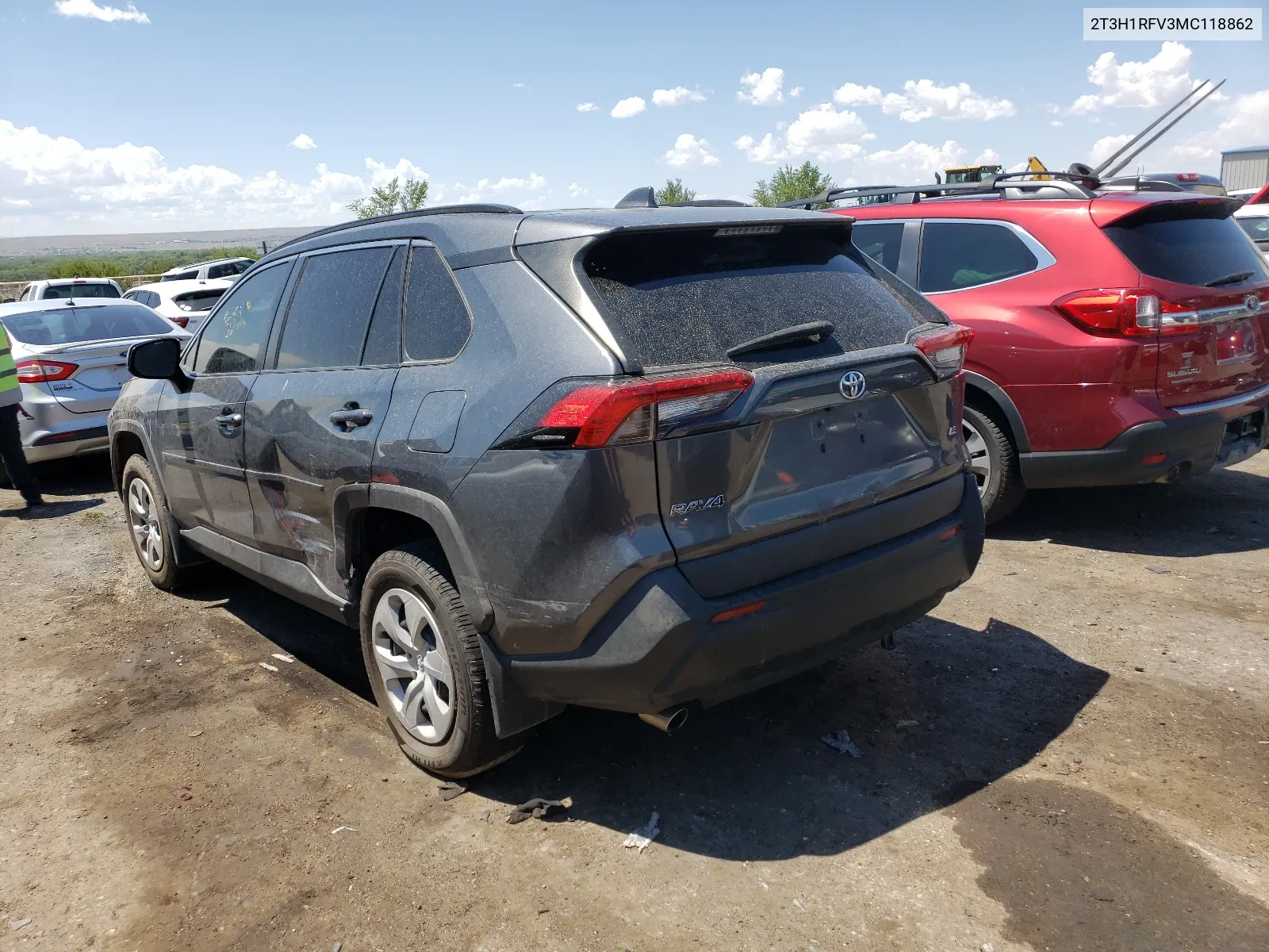 2021 Toyota Rav4 Le VIN: 2T3H1RFV3MC118862 Lot: 63249604