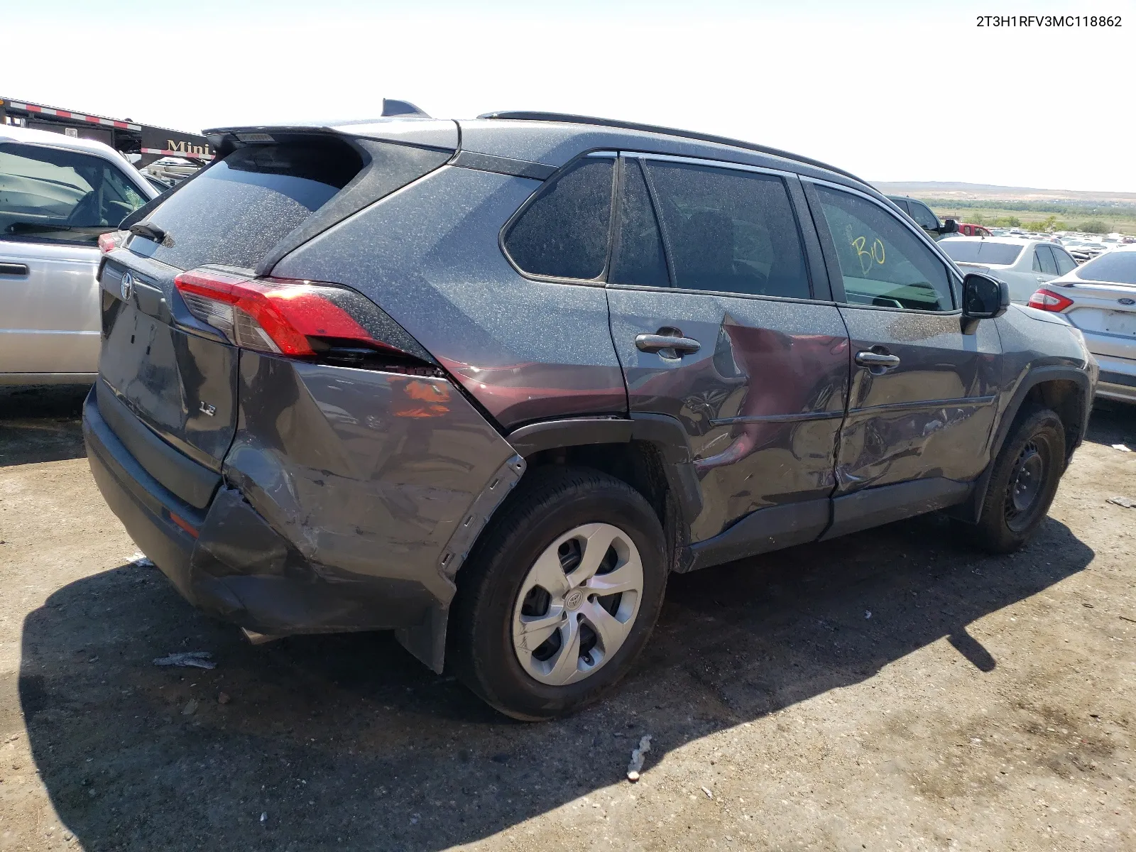 2T3H1RFV3MC118862 2021 Toyota Rav4 Le