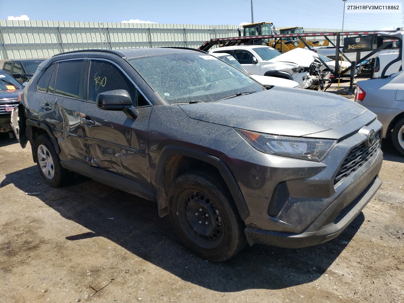 2021 Toyota Rav4 Le VIN: 2T3H1RFV3MC118862 Lot: 63249604