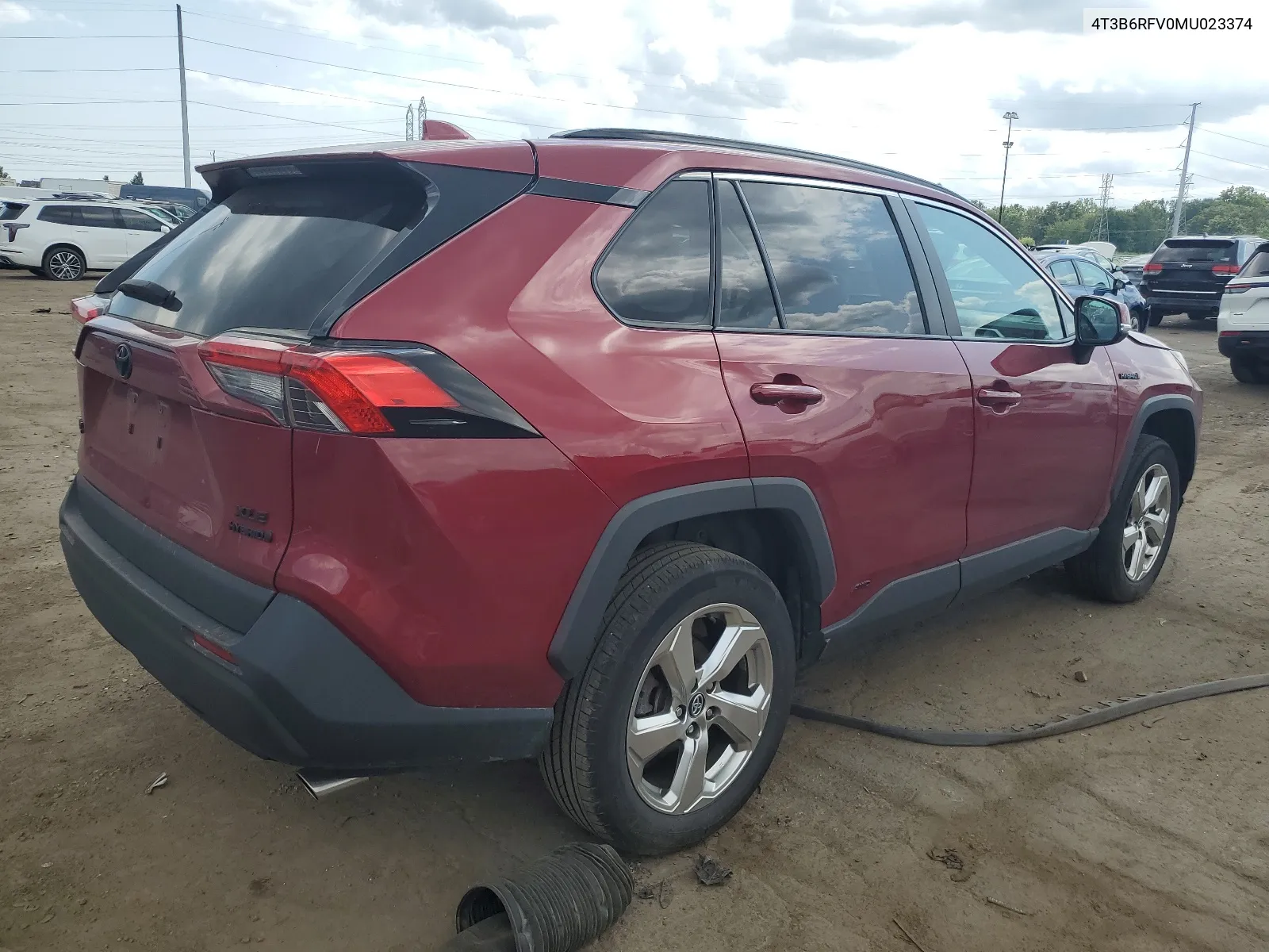 2021 Toyota Rav4 Xle Premium VIN: 4T3B6RFV0MU023374 Lot: 63601844