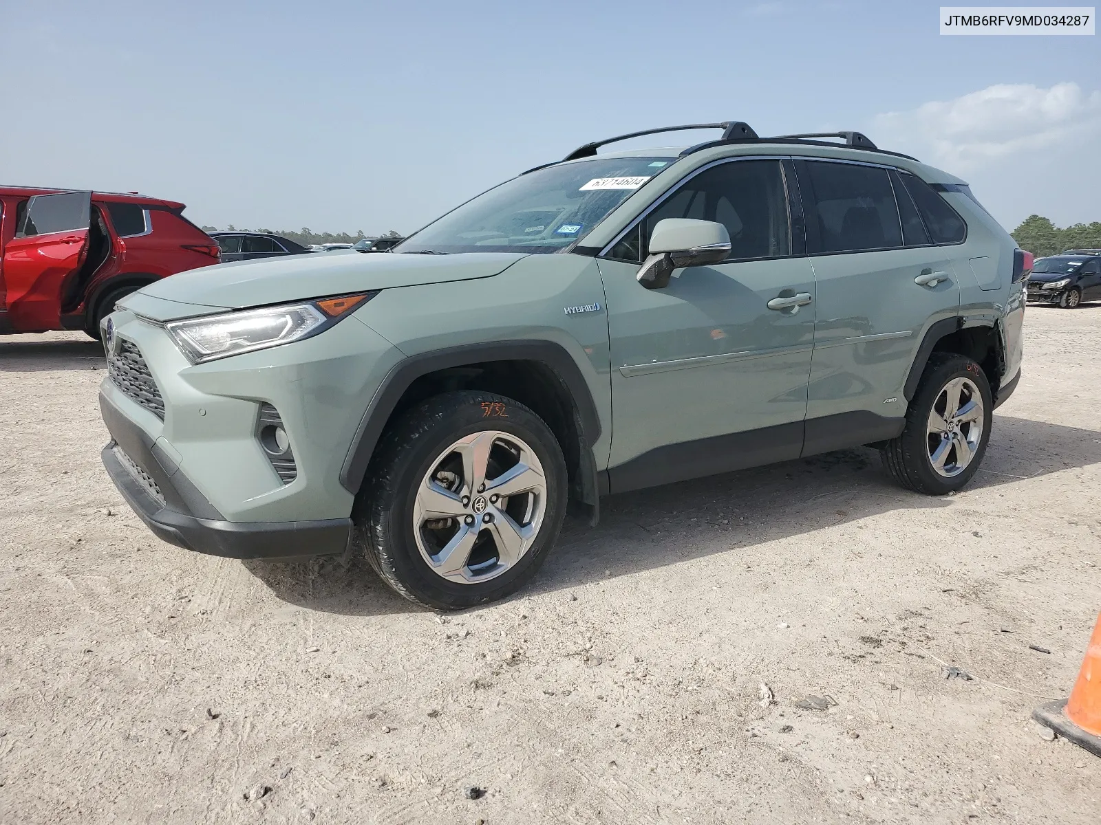 JTMB6RFV9MD034287 2021 Toyota Rav4 Xle Premium