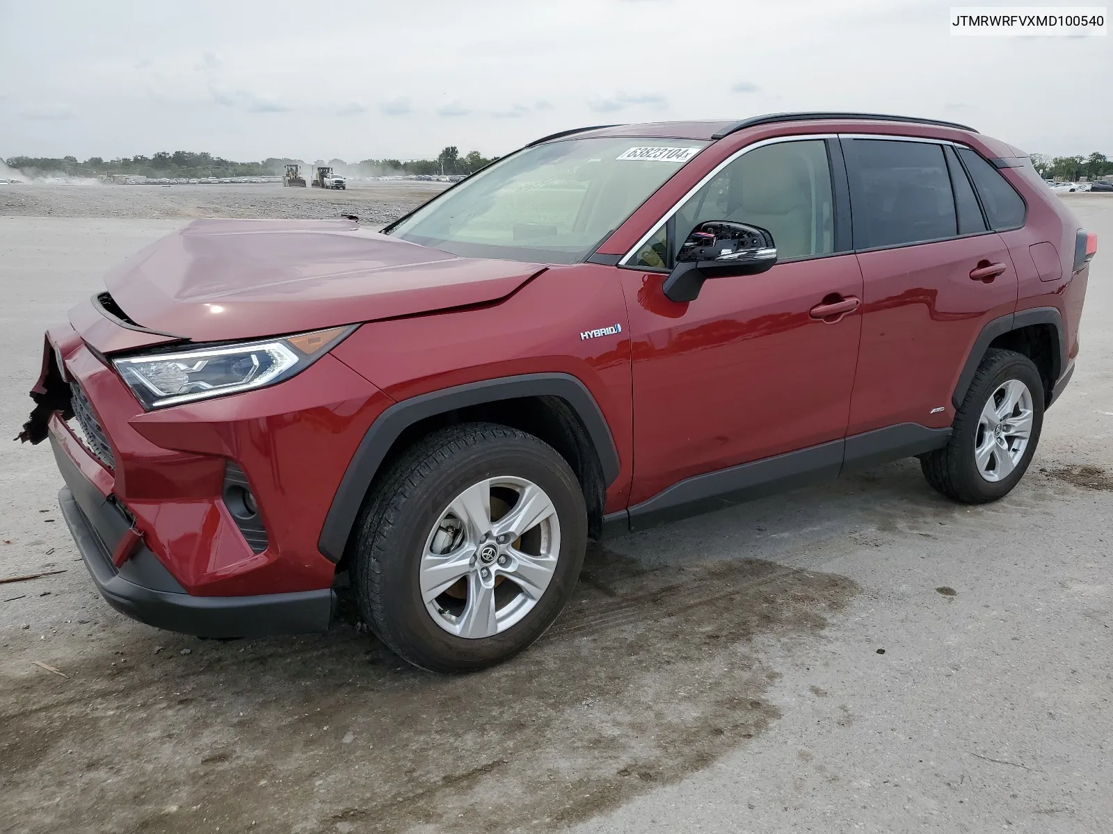 2021 Toyota Rav4 Xle VIN: JTMRWRFVXMD100540 Lot: 63823104