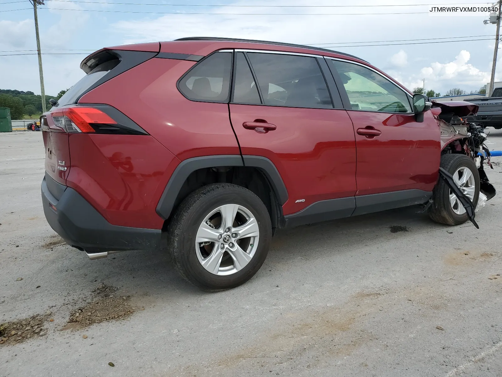 2021 Toyota Rav4 Xle VIN: JTMRWRFVXMD100540 Lot: 63823104