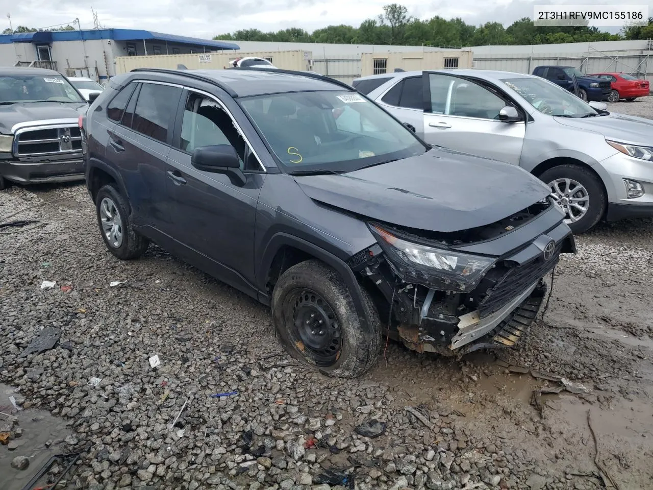 2T3H1RFV9MC155186 2021 Toyota Rav4 Le