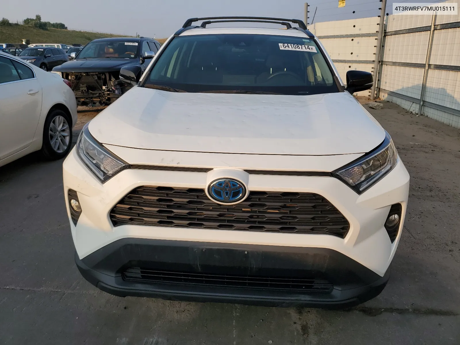 4T3RWRFV7MU015111 2021 Toyota Rav4 Xle