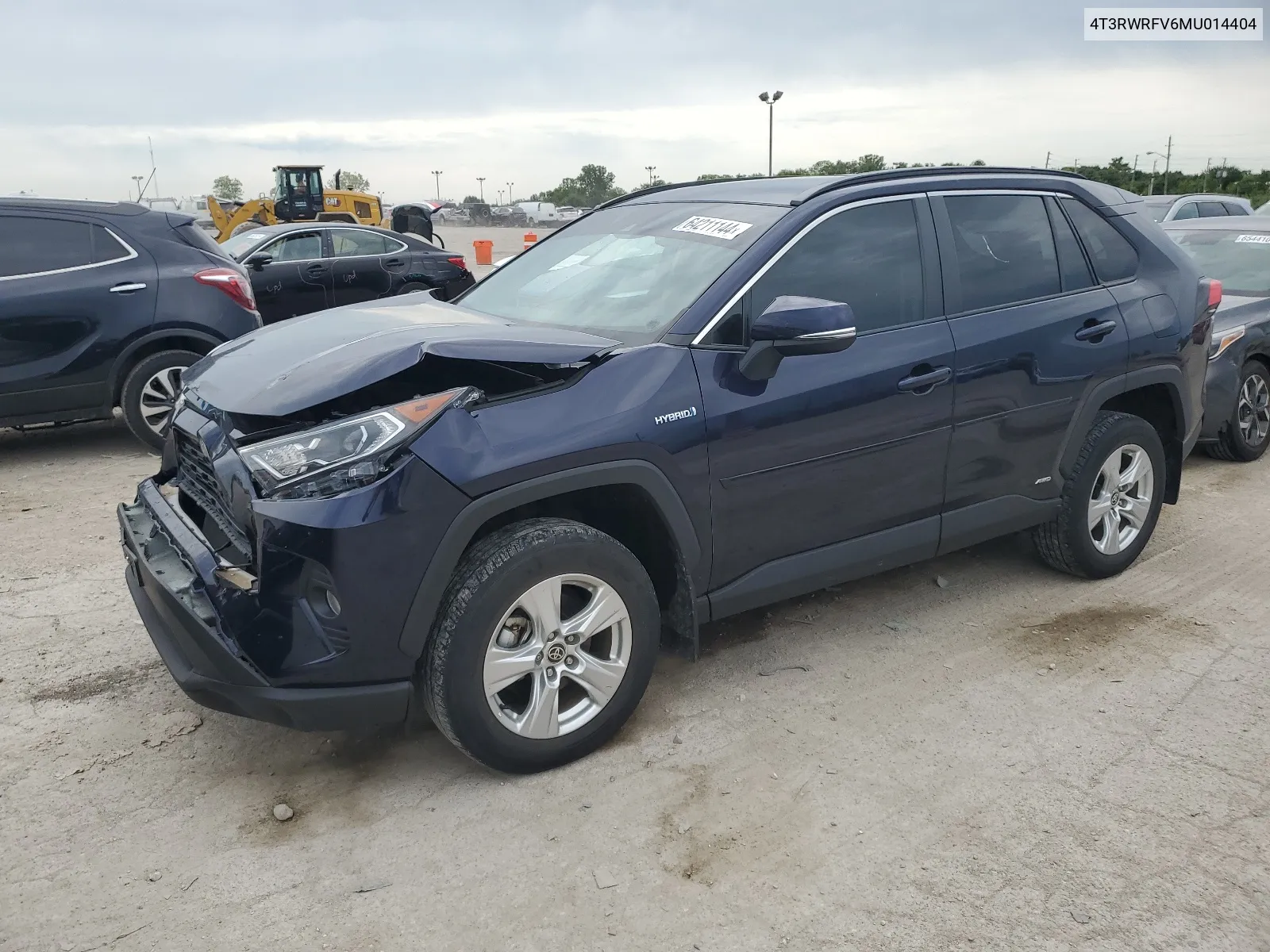 4T3RWRFV6MU014404 2021 Toyota Rav4 Xle