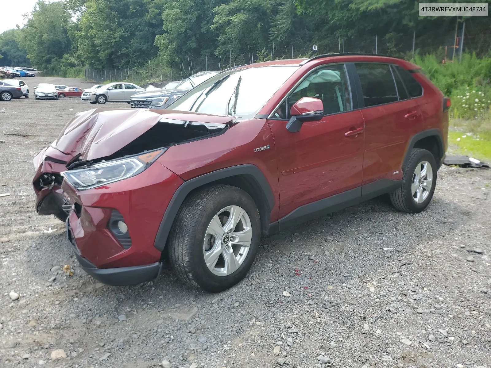 2021 Toyota Rav4 Xle VIN: 4T3RWRFVXMU048734 Lot: 64299604