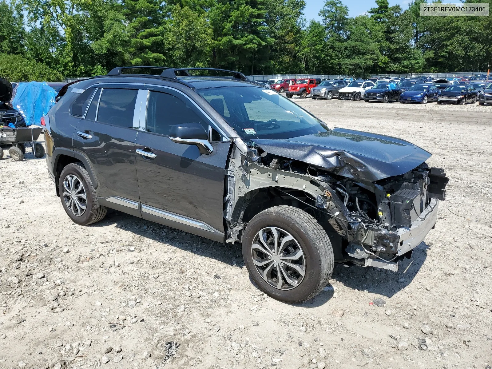 2T3F1RFV0MC173406 2021 Toyota Rav4 Le