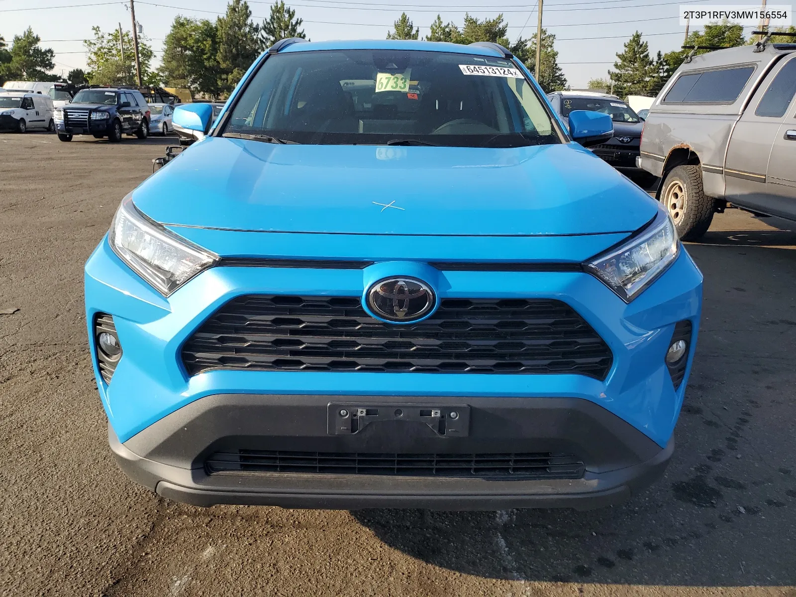 2T3P1RFV3MW156554 2021 Toyota Rav4 Xle